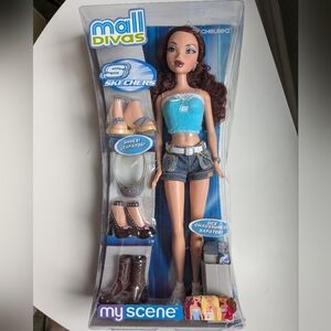 NEW Vintage Mattel My Scene Chelsea Doll – “Mall Divas” (2005)💙💚